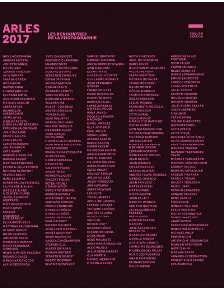 Rencontres d'Arles 2017 | Catálogo