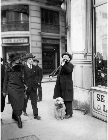 Violinista con perro 1933